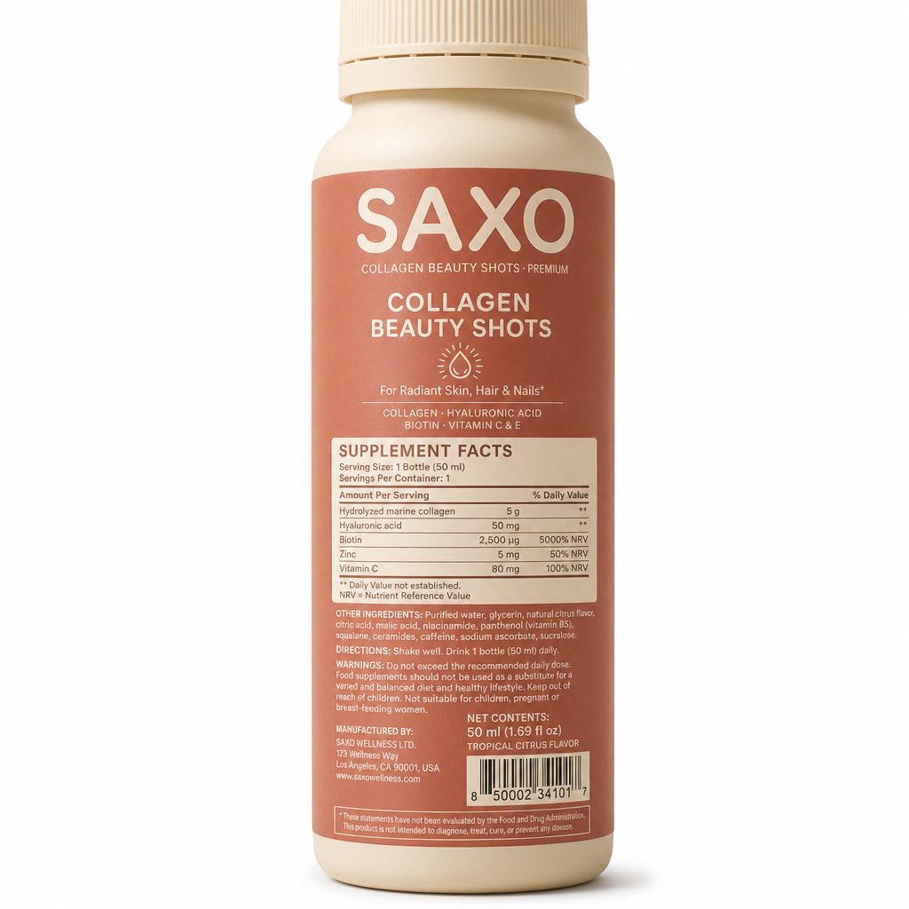 Collagen Beauty Shots - Label detail view