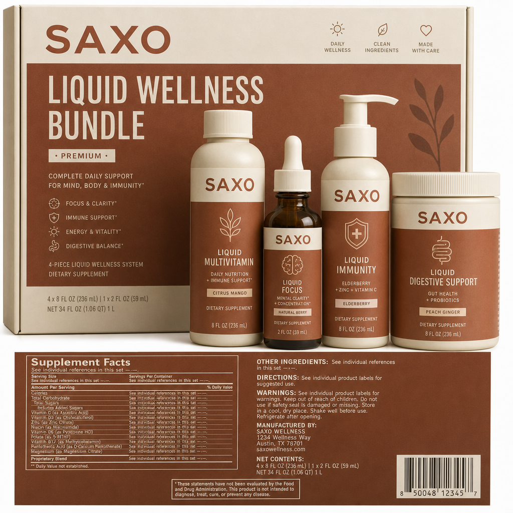 Liquid Wellness Bundle - Label detail view